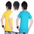 DONGLI SOLID BOY'S ROUND NECK T-SHIRT (PACK OF 3)DL450_PETROL_WHITE_LYELLOW