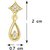 Oviya Gold Plated Magestic Grace Earrings With Crystal
