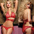 New Style - Hot Red Lace Satin Lingerie set-  Bra  Panty