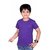 DONGLI SOLID BOY'S ROUND NECK T-SHIRT (PACK OF 3)DL450_RED_WMELANGE_PURPLE