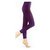 Ladies Cotton Dark Purple Legging XXL Size