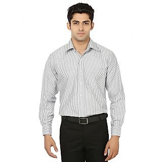 Buy Mafatlal Shirts MSF-GS-01 - Grey Stripes Online @ ₹999 from ShopClues