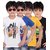 DONGLI PRINTED BOYS ROUND NECK T-SHIRT ( PACK OF 4 )DLH443WHITERBLUEGYBLACK