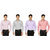 Mafatlal Shirts Pack of 4 MSF-GS-RBC-MP-RS-04 Grey Strip,Red Blue Chck,Mauve,Red