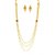Zaveri Pearls Three Layered Haram Necklace Set for Women-ZPFK1916