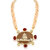 Hsk Off White Pearls Mala Scenic Fashion Brass Handmade Pendant Necklace For Wom