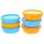 Herware Kitchen Storage Airtight Container Microwave/Fridge Safe Lunch Tifin 3x360ml+3x450ml