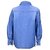Boys Blue Full Sleeve Cotton Ppo Shirt With Contrast Front Yoke