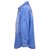 Boys Blue Full Sleeve Cotton Ppo Shirt With Contrast Front Yoke