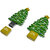 Microware Designer Fancy Christmas Tree Shape 4Gb Pen Drive JKL6