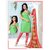 Riti Riwaz Green Ladies Indian Un-stitched with matching duppata RGL6003