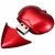 Microware Red Plastic Heart Shape 16 Gb Pen Drive JKL264