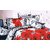 INDRAS Set Of Cotton 3D Print Double Bed Sheet With Two Pillow Covers
