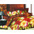 Dekor World Modish Floral 3D Print Bedsheet W/Pillow Cover