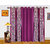 Dekor World Purple Polyester Window Curtain (Pack Of 3)