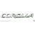 LOGO COROLLA MONOGRAM EMBLEM CHROME for Toyota Corolla Carolla Krola Altis
