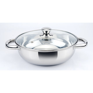 Cookware Induction Friendly Kadai With Lid 2 Litres main image 1