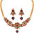 The Pari RedGreen Necklace Set For Women