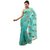 chiffon saree with sky blue color