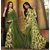 Riti Riwaz Green & yellow saree with unstitched blouse FSF20007