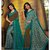 Riti Riwaz Sea Green & Gray saree with unstitched blouse FSF20022