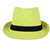 Greenish Yellow Fidora Hat For Men JSMFHCP1240