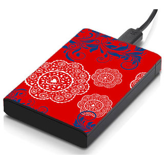 MeSleep Red Ethinic Hard Drive Skin