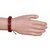 Jstarmart Daily Use Maroon Wrist Band Combo Men Necklace JSMFHWB0371