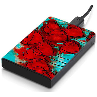 MeSleep Many Heart Hard Drive Skin