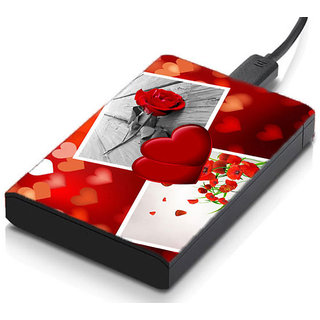 MeSleep Heart & Rose Hard Drive Skin