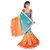 Designer Saree With Cording Embroidery Work