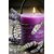 Lavender 1 Pillar Scented Aroma Candle 2.75 Wide  5 Inches High