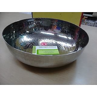 Thick Guage Stainless Steel Kadai At Best Prices Shopclues Online Shopping Store