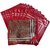 Fashion Bizz Premium Quality Bow Saree Cover Pack Of 12-Red