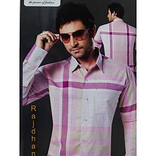 Smart & Elegant Men's Formal Mix Linen Cotton Unstitched Shirt Fabric (1117)