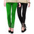 Stylobby Ankle Length Black and Green Lace legging