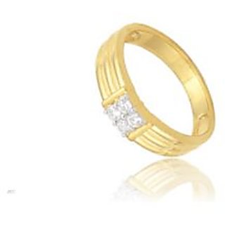 Avsar Real Gold And Diamond Four Stone Gents Ring Avr003