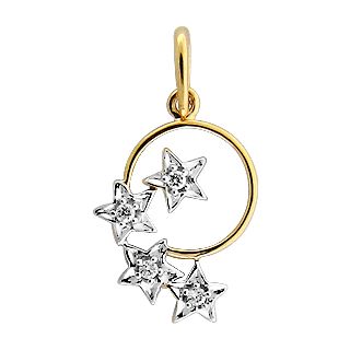Bling Diamond Accessories Daily Wear Real Gold And Diamond Star In The World Pendant Bgp042