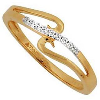 Bling Diamond Accessories Daily Wear Dandling String Diamond Ring Hand Made With Real Gold And Diamonds Bgr085
