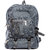 Raeen Gray PU College Casual backpack