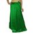 Odishabazaar Women Green Petticoat Satin Silk Underskirt Lining for Sari