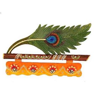 Fashion Bizz Handicraft Morpankhi Wall Key Holder