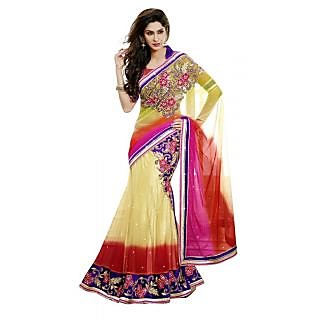 Online Triveni Gorgeous Embroidered Wedding Lehenga Saree Design