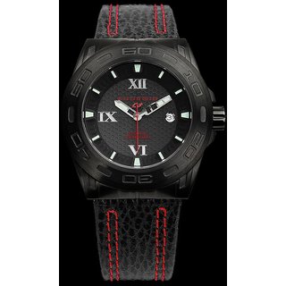 Android Antiforce AD698BKK 48MM Automatic Black Dial Men's Black Leather Watch