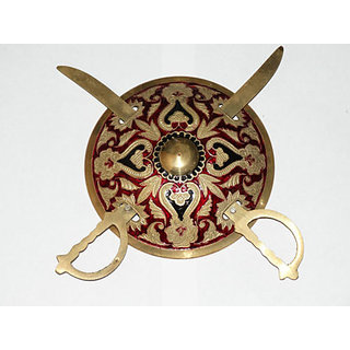 Online Jaipur Handicraft Wall Decoration Sword Shield Kirpan