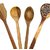 Onlineshoppee Wooden Handmade Serving and Cooking Spoon Kitchen Utensil Set