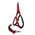pet club51 High quality nylon with padding dog harness -1 inch Medium -RED blac