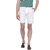Basics Casual Plain White Cotton Comfort Shorts
