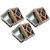 Decorative Multi-purpose Jewellery / Sindoor /Silver coin Box - set of 3