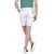 Basics Casual Plain White Cotton Comfort Shorts